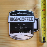 RIGS & COFFEE Sticker