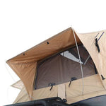 SMITTYBILT OVERLAND TENT, FOLDED WITH BEDDING